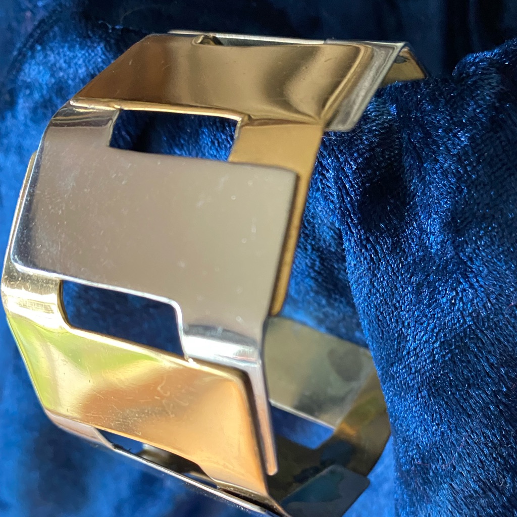 Floelle Two-Tone Metal Cuff Bracelet 34$